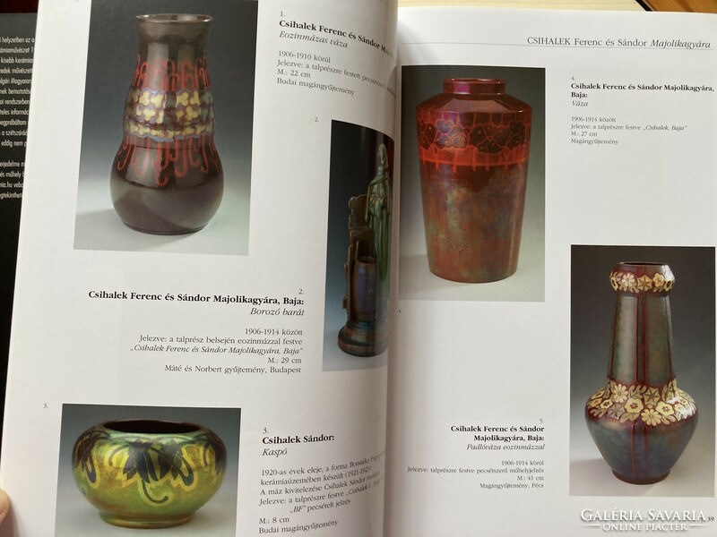 Hungarian art deco ceramics art album