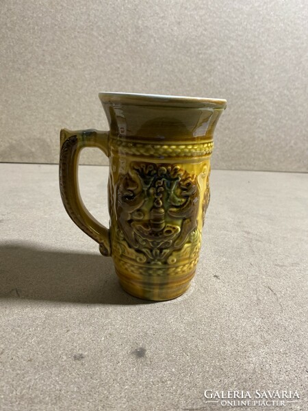 Soviet vintage porcelain beer mug, 17 x 14 cm. 3088