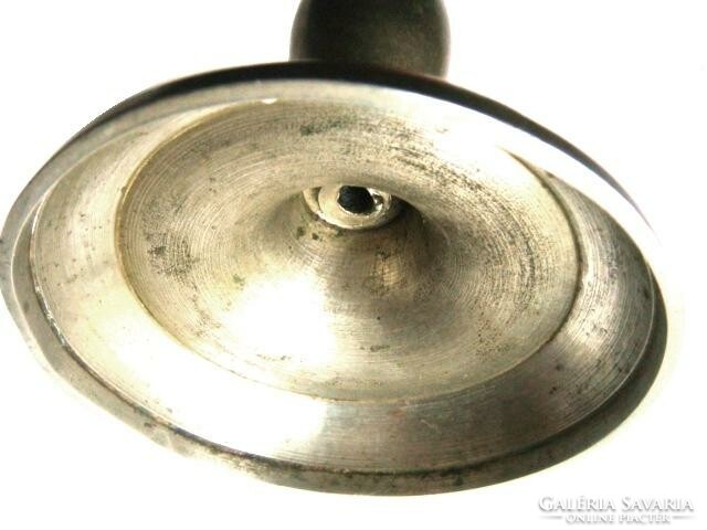 Old Berndorf candle holder, silver antique piece, good heavy