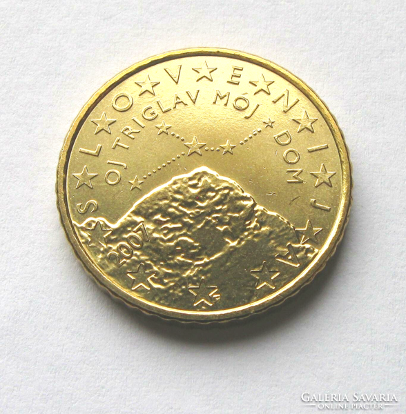 Szlovénia - 50 euro cent -  2007 - Triglav hegy
