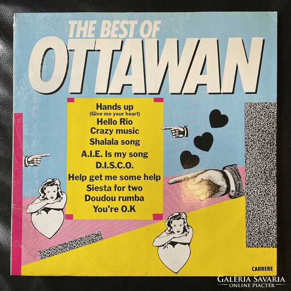Ottawan bakelit vinyl LP lemez