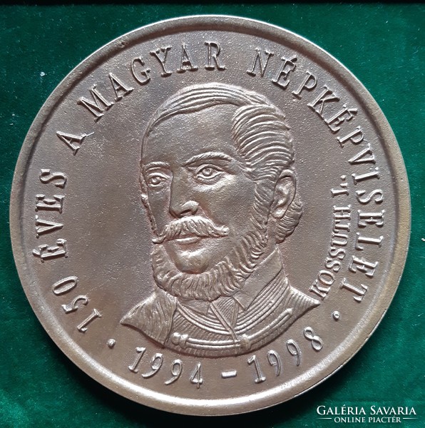 György Bognár: Plaque of Louis Kossuth, large model of minted medal