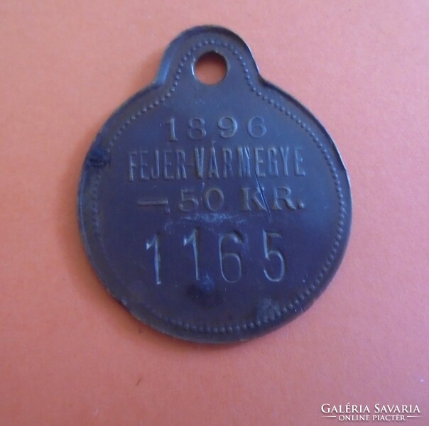 Kutyabarca, numbered 1896, Fejér county - rare!