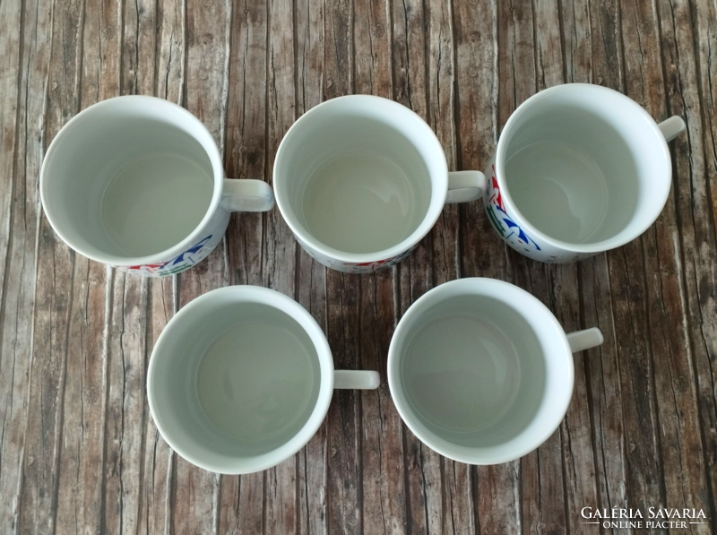 Retro roserbenal mug, cup (Zsolnay shape, stackable)