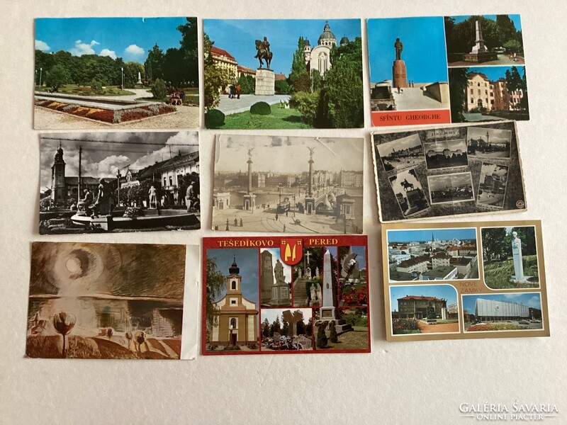 9 postcards. ( THE ) .