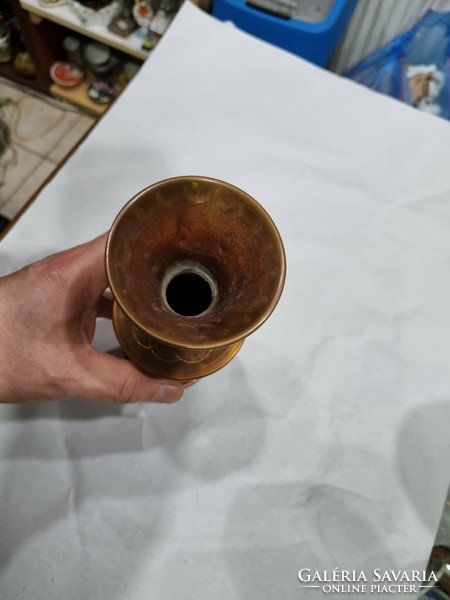 Old copper vase
