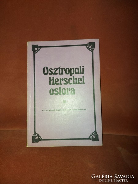 Ostropoli Herschel whip, joke book