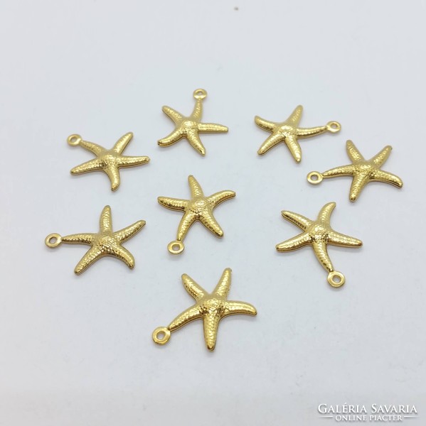 Stainless steel starfish pendant