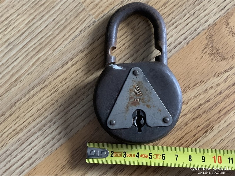 Old padlock has no key