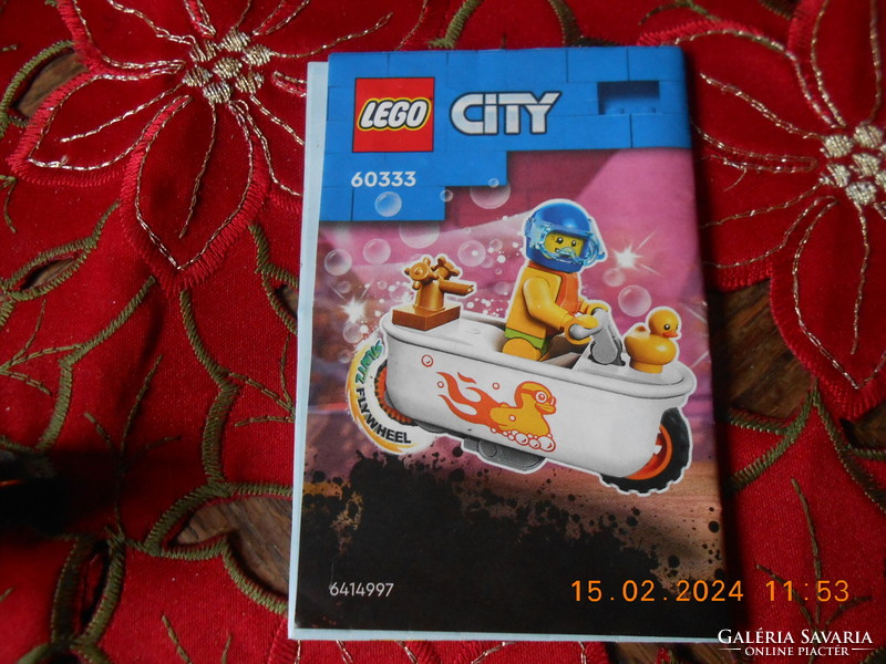 Lego city 60333 bathtub stuntman