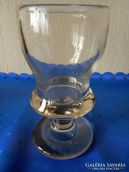 Old bieder glass goblet