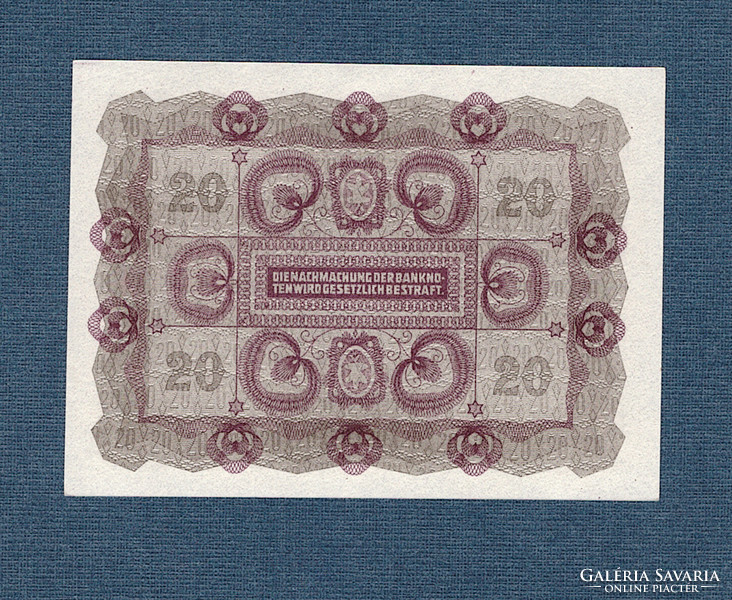 20 Korona 1922 UNC