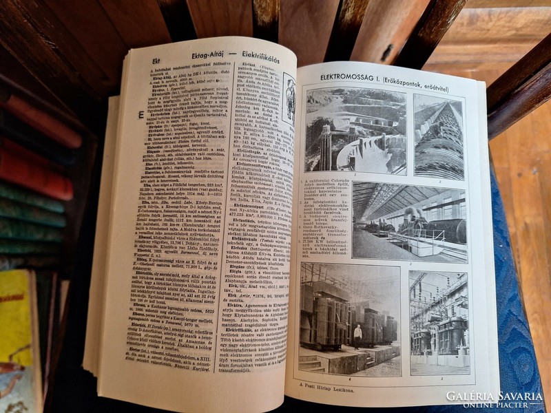 Egykötetes LEXIKON 1937 PESTI HIRLAP 1171 oldalon  TÉRKÉPEKKEL-MELÉKLETEKKEL olvasatlan -GYÜJTŐI
