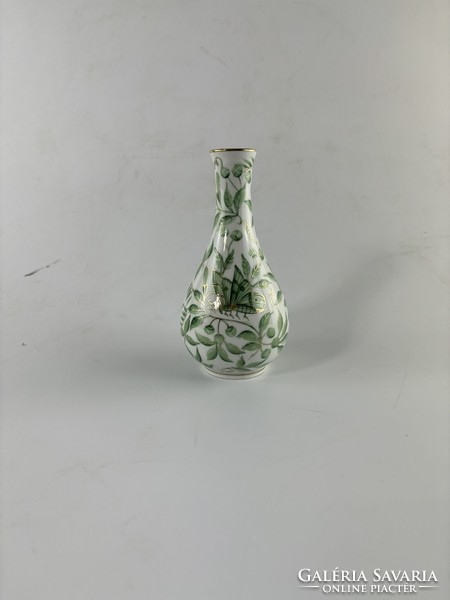 Herend zova vase with butterfly