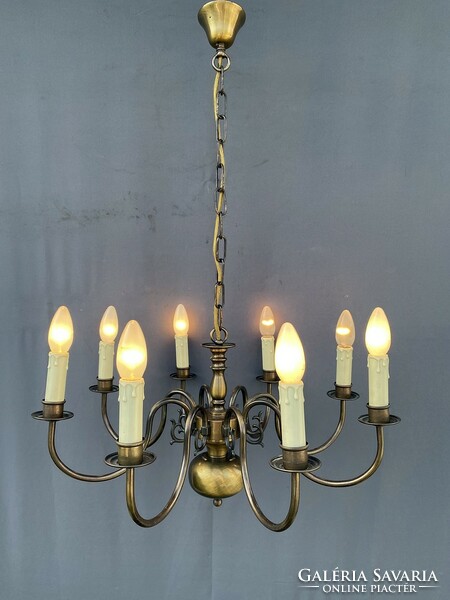 Copper Flemish large chandelier!