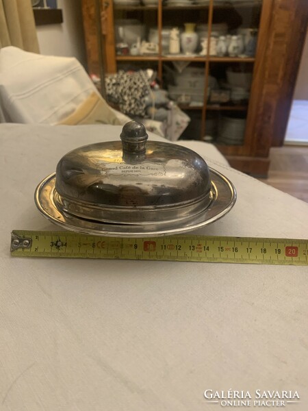 Silver-plated antique butter/candy holder 1891 Paris