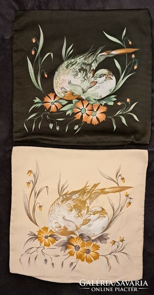 2 decorative pillows with birds (l4509)