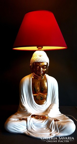 Buddha ceramic table lamp italy design vintage.By: flavio.G. Negotiable!