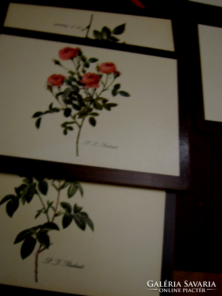 Pimpernel  exluzív angol  6 darab  tányér  alátét   vintage rózsás