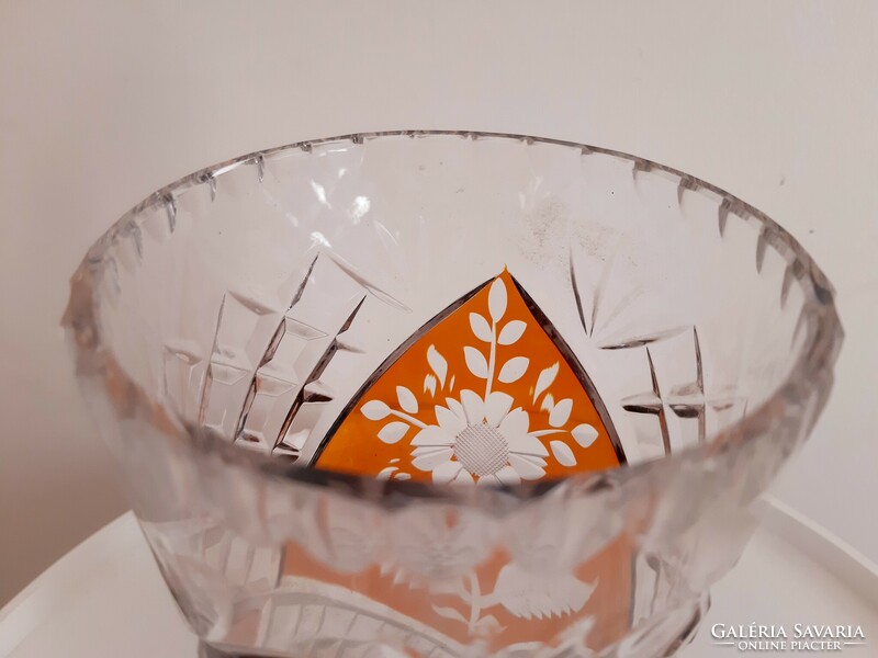 A polished crystal vase for her lips