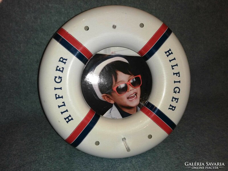 Hilfiger advertising wall or table picture, diameter 37 cm