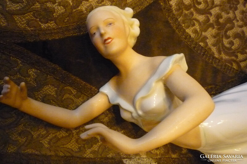 38 cm. magas Wallendorf porcelán balerina 2310 22