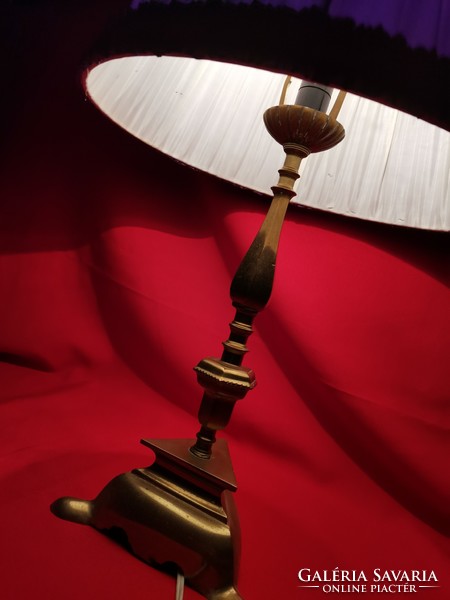 Szép antik réz lámpa 1940 évekből kifogástan állapot!