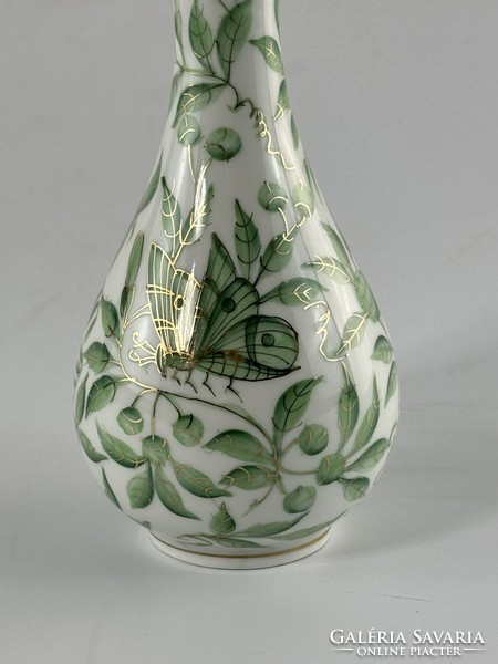 Herend zova vase with butterfly