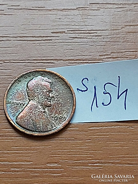 Usa 1 cent 1909 corn penny, lincoln, bronze s154