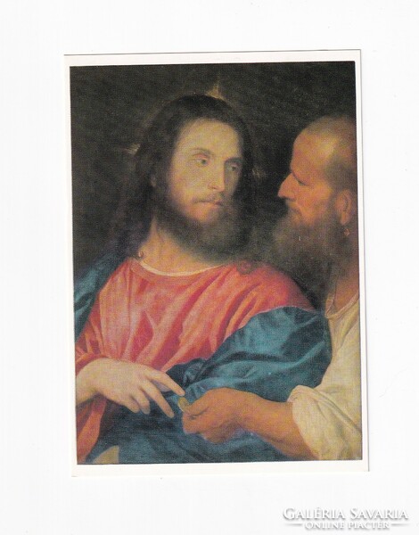 HV:31 Húsvéti Vallásos Üdvözlő képeslap posatatiszta
