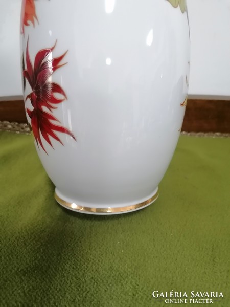 Hollóháza dahlia vase 31 cm