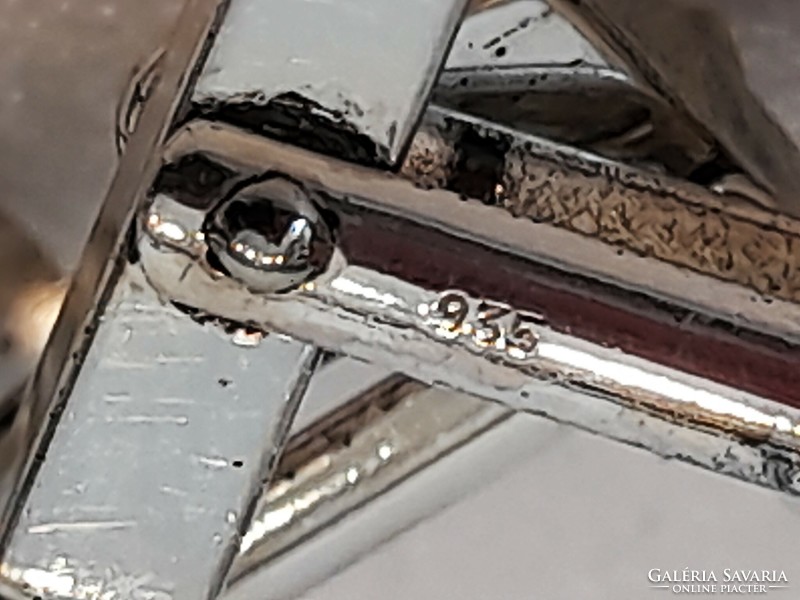 Retró modern ezüst (Ag. 935) mandzsettagomb