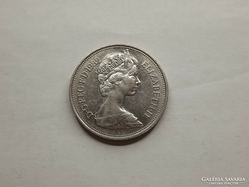 Egyesült Királyság 10 penny 1982 BU (205.000 vert darab)