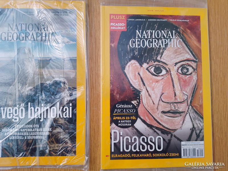 Unopened national geographic magazine (wrapped, 2018) Picasso, the champions of the air, ...