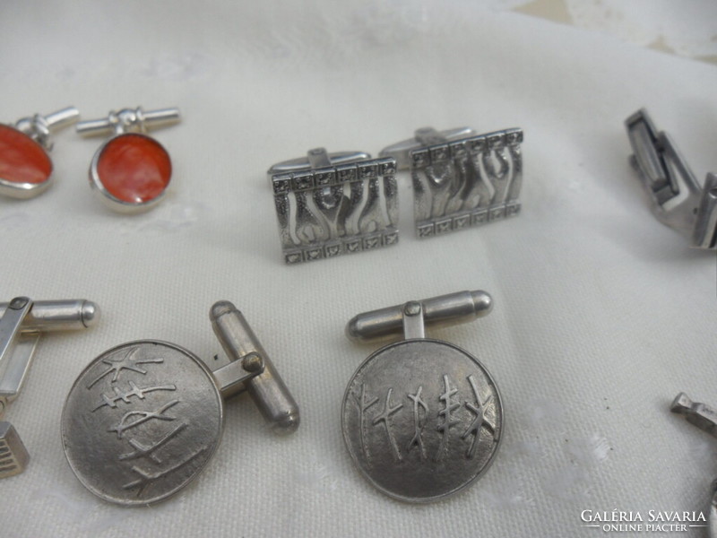 17 Pairs + 4 Silver Cufflinks Collection