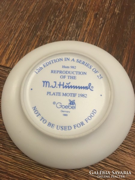 M. J. Hummul porcelain small plate