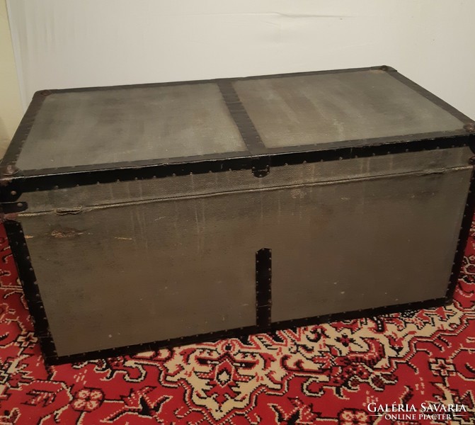 Old travel trunk