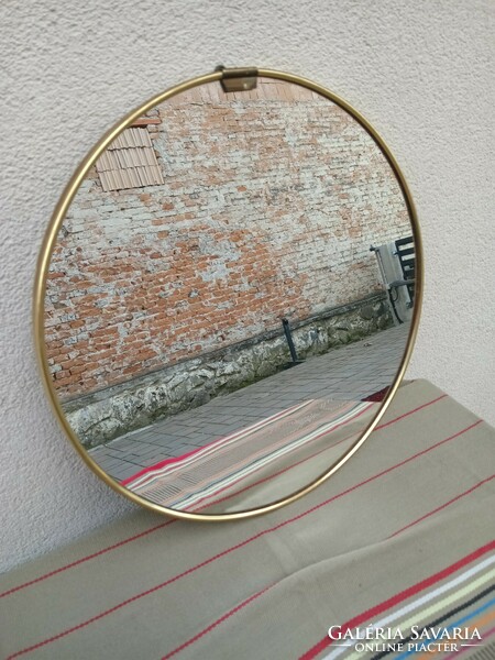 Art-deco circular wall mirror. 40 cm. Negotiable.