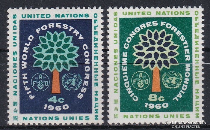 1960 ENSZ New York, 5. Erdészeti Világkongresszus, Seattle **