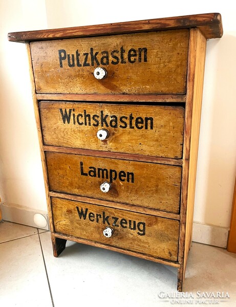 Antique, old German chest of drawers, 