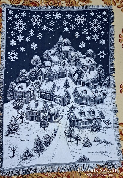 Winter landscape tapestry, tablecloth (l4501)