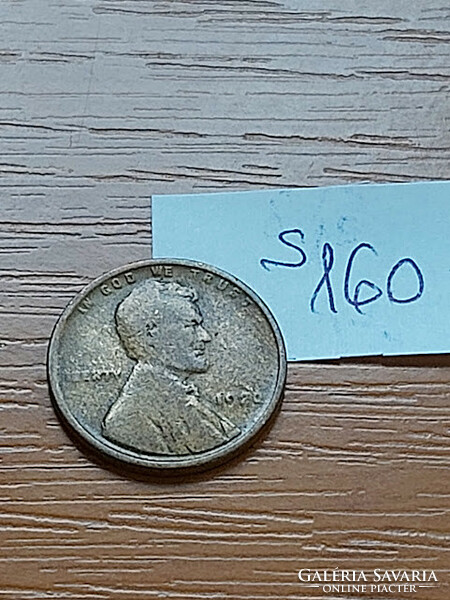 Usa 1 cent 1920 corn penny, lincoln, bronze s160