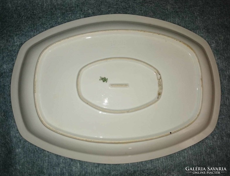 Old mz austria large porcelain bowl, offering 30*42.5 cm (a4)