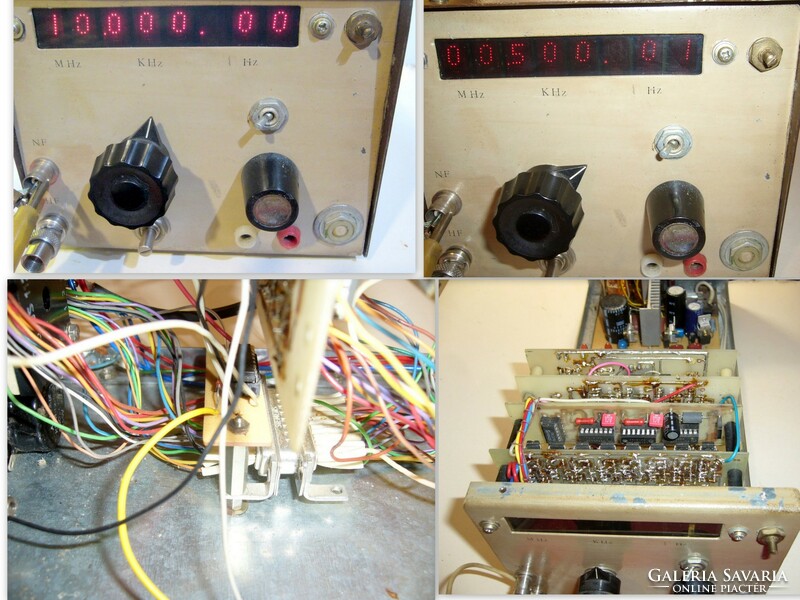 At a reduced price, a frequency meter can also go into a retro antique-mpl package machine of some old instrument