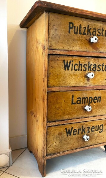 Antique, old German chest of drawers, 