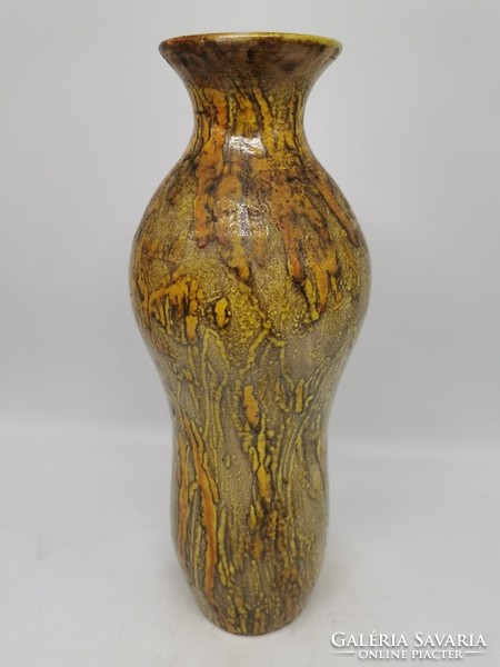 37 cm high, retro industrial art ceramic vase