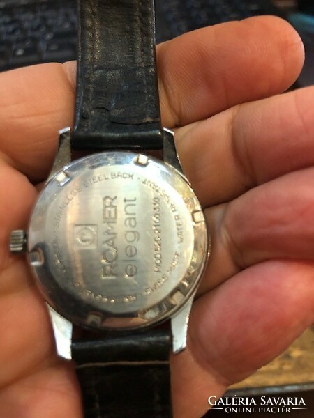 Around 1970 roamer elegant wristwatch, men's, working.