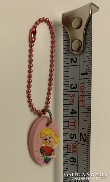 Eredeti Disney Princess hercegnők hercegnős Csipkerózsika 3D kulcstartó táskadísz