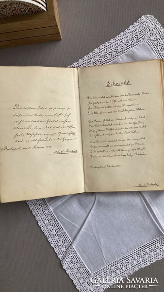 Antique memory book