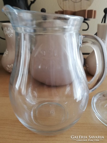 Glass jug + small spout